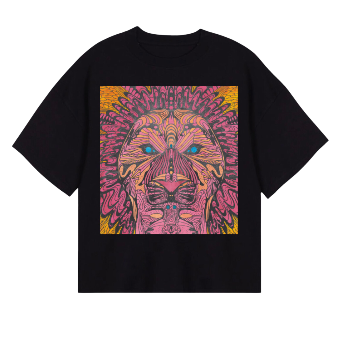 'Leo Sunset' Oversized T-Shirt