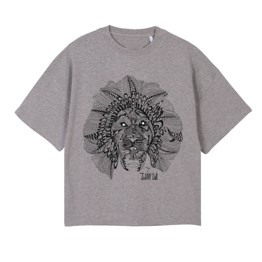 'Lion Face' Oversized T-Shirt