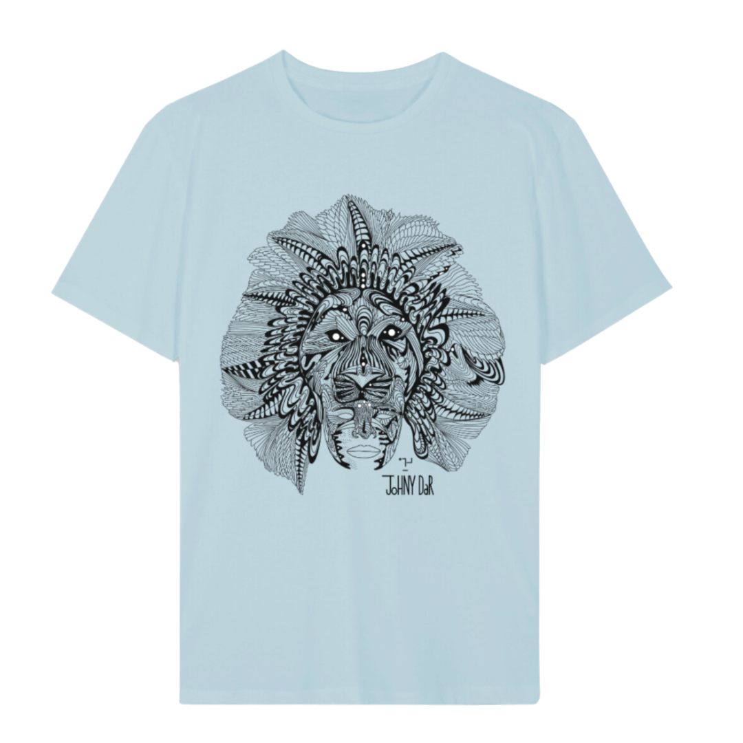 'Lion Face' Regular Organic Cotton T-Shirt