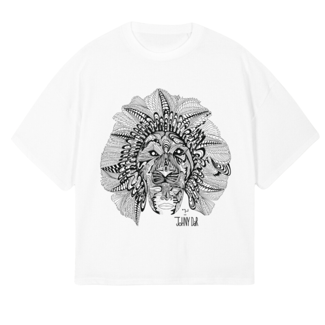 'Lion Face' Oversized T-Shirt