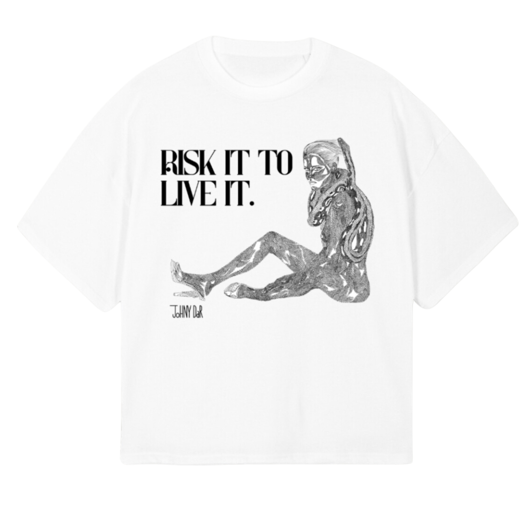 'Risk It To Live It' Oversized T-Shirt